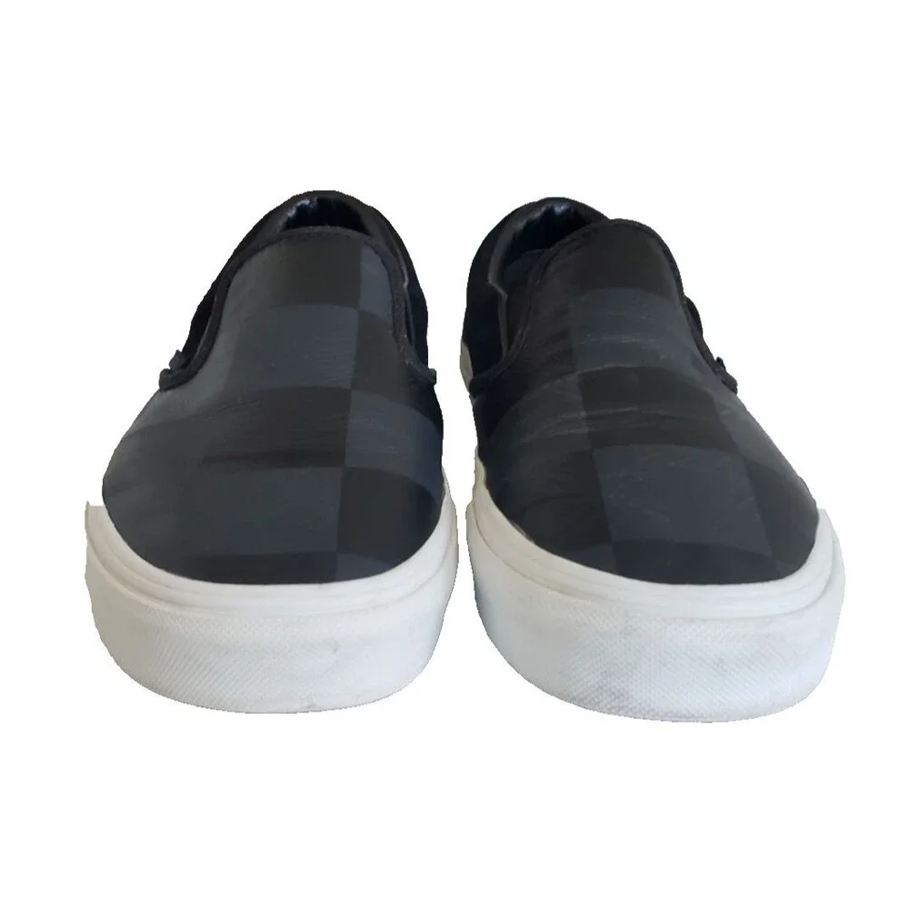 Vans black checkerboard